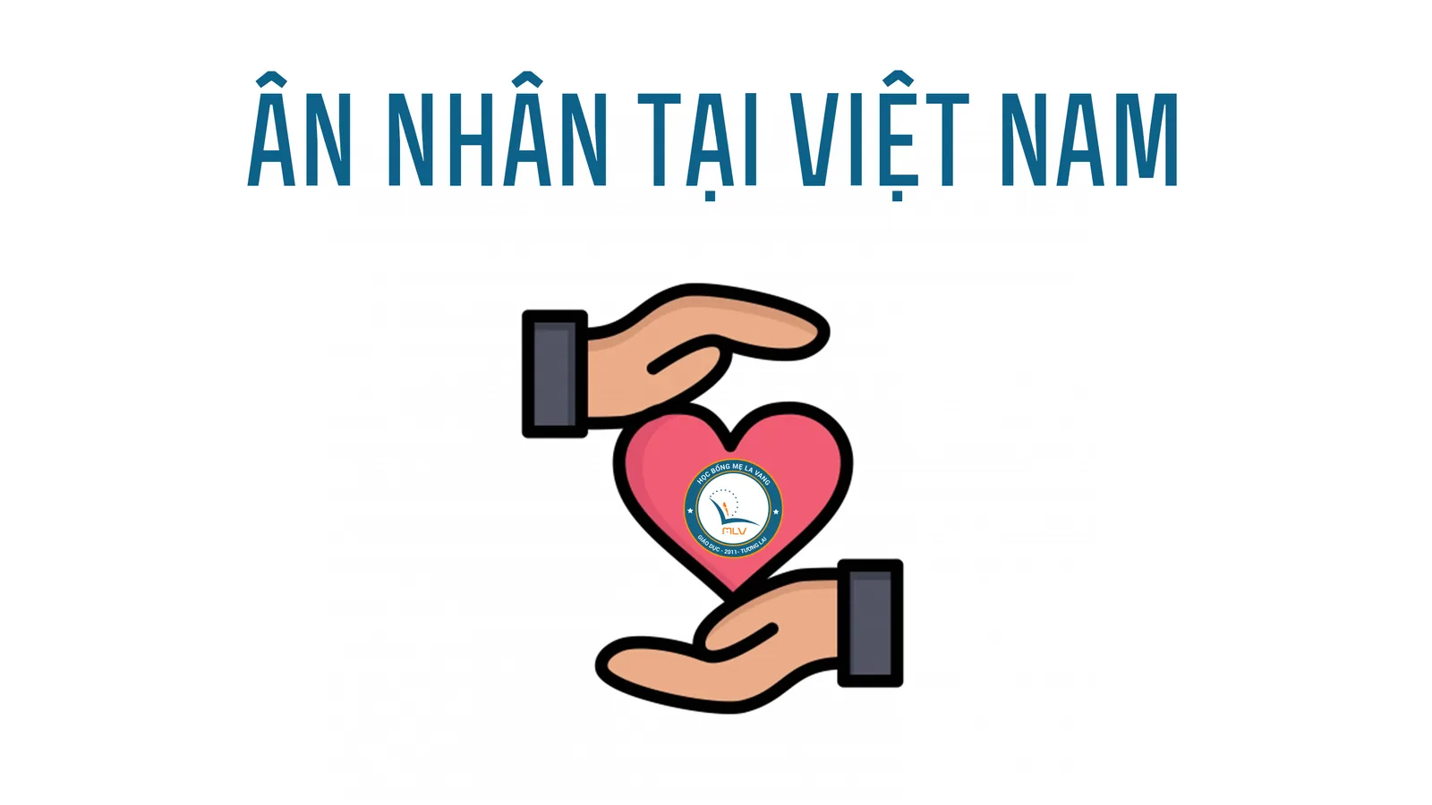 Danh sách ân nhân Học bổng tại Việt Nam